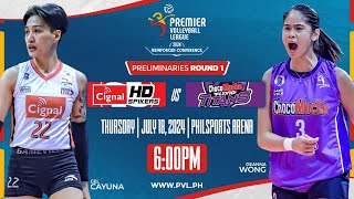 CIGNAL vs CHOCO MUCHO  Full Match  Preliminaries  2024 PVL Reinforced Conference [upl. by Banebrudge]