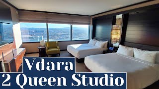 Vdara Las Vegas  Studio 2 Queen New Suite [upl. by Avevoneg]