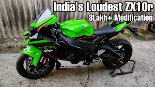 Most Modified Kawasaki Ninja ZX10r😍 BS6 2022 SC Project🔥 3Lakhs accessories amp modification cost💵 [upl. by Nike]