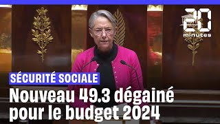 Budget 2024 de la Sécurité sociale  Le 15e 493 dElisabeth Borne [upl. by Magnusson]