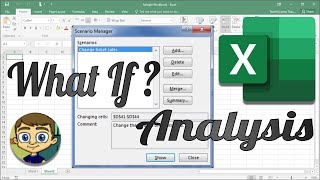 Excel WhatIf Analysis with Scenario Manager and Goal Seek [upl. by Constantia]