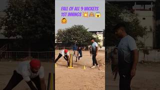 Fall of all 9 wickets 1st innings 🙆😱🙈 cricket jabalpur india wickets trending viralvideo rmcc [upl. by Atteloj]