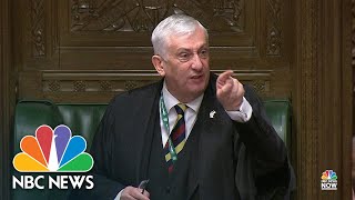 ‘Either Shut Up Or Get Out’ Speaker Loses Cool as Boris Johnson Heckled in UK Parliament [upl. by Deyas]