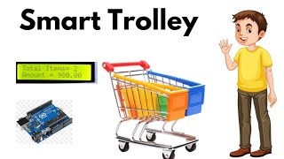 Smart trolley for shopping School project  ENGINEERING Project  Best science project [upl. by Llerrah]