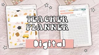 CUADERNO DEL PROFESOR DIGITAL con agenda para profesores  Teacher planner 🍑 HardPeach [upl. by Maddocks]