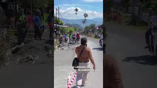 Desa Talang Lindung dan Proyek Pelebaran Jalan PUPR Kota Sungai Penuh dji djineo [upl. by Roze]