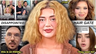 Tik Toker EXPOSES hair stylist who quotruinedquot her hairhair gate [upl. by Tedda758]