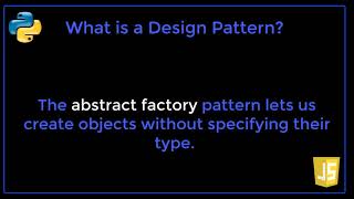 Learn All 23 Gang of Four Design Patterns and how to implement them in Python and JavaScript [upl. by Oderfla505]