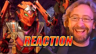 MAX REACTS Sektor Trailer amp CyraxSektor Kombat Kast [upl. by Danae]