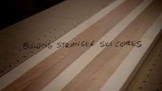 J ski Building  Shaping wood ski cores at the factory [upl. by Joannes]