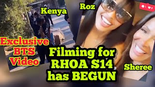 RHOA Season 14 Filming has BEGUN WE have ACTUAL behind the Scenes FOOTAGE More Casting News [upl. by Bohrer136]