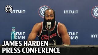 James Harden  Media Day 2024 Press Conference 🎙  LA Clippers [upl. by Knuth]