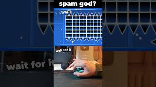 Spam god in Geometry Dash 😈 [upl. by Nylsej]