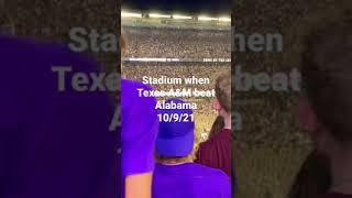 When Texas AampM beat Alabama  2021 [upl. by Yedorb]