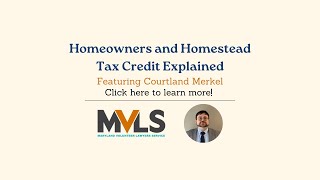 Homeowners and Homestead Tax Credit Explained [upl. by Letti]