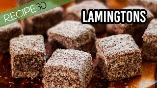 How to make Australian Chocolate Lamingtons [upl. by Nnailuj23]