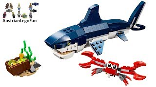 Lego Creator 31088 Deep Sea Creatures Speed Build [upl. by Anwahsed]