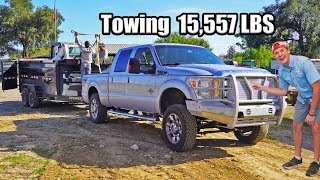 I Towed 15557 Pounds With My 67L Powerstroke [upl. by Airom]