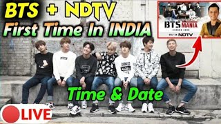 BTS on NDTV Exclusive  🔴live [upl. by Aldred]