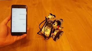 Lego Mindstorms EV3 gripper with Google Assistant [upl. by Elleinwad]