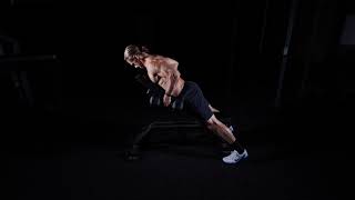 Incline Bench Dumbbell Prone Row [upl. by Yddub]