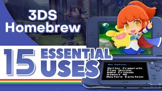 15 Essential Uses for 3DS Homebrew [upl. by Almira]