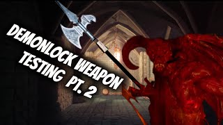 Testing Demon Weapons On Warlock Halberd  Dark and Darker [upl. by Johannah]