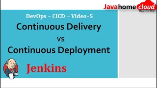 05  DevOps  Continuous Delivery vs Deployment  Continuous Delivery  Continuous Deployment [upl. by Adal]