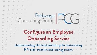 HR Series Part 3 Configure an Employee Onboarding Service [upl. by Ethe134]