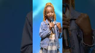 Incredible voice of Neilla from Rwanda on AGT youraisemeup youtubeshort trendingshorts kidsvideo [upl. by Ynneb]