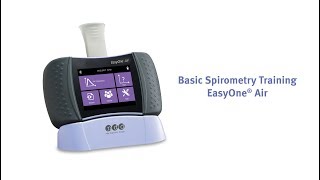 Spirometry Demonstration  EasyOne Air spirometer [upl. by Hamlin961]