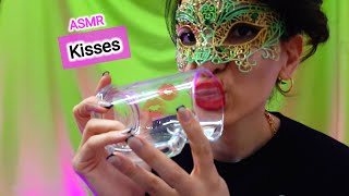 Asmr glass kisses  Ultimate Glass ASMR Kisses amp Licks for Deep Relaxation  Squeaky kisses [upl. by Nageem675]