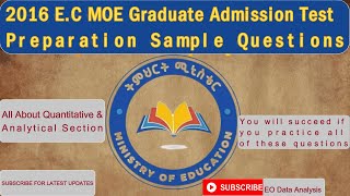 MOE Graduate Admission Test GAT Frequently Asked Questions in GAT in AAU [upl. by Verdi]