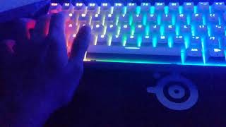 gk61 gateron optical red switch sound test [upl. by Elvah847]