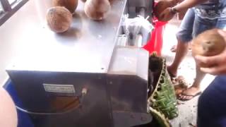 CoCoMaN Coconut Deshelling Machine COM202 [upl. by Madda541]