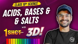 Acid Base and Salts ONE SHOT 🔥  Class 10 Science Chemistry Chapter 2  Shobhit Nirwan [upl. by Lenno198]