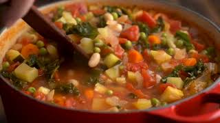 Italian Minestrone Soup Recipe [upl. by Sherard503]