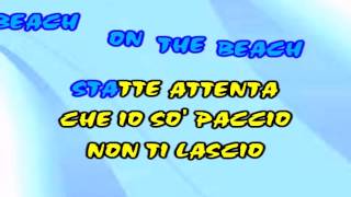 Renzo Arbore Karaoke beach on the beach Base Musicale Alta Qualità [upl. by Bathulda]