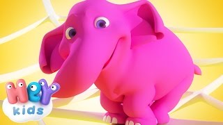 Un Elefante Se Balanceaba  Canción Infantil  HeyKids [upl. by Amador]