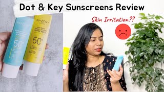 Dot amp Key Sunscreens Review Dot amp Key Blueberry Sunscreen Dot amp Key Lime Rush Sunscreen [upl. by Assyli]