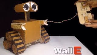 How to make a WALLE Robot at home from Cardboard DIY [upl. by Ardnasirhc]