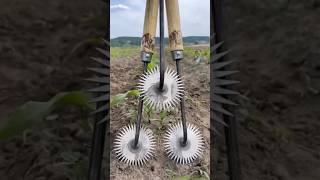 Soil Hoeing  pulverizer  Tillage  Farming [upl. by Legra]