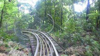 Bobsled Roller Coaster Ocho Rios Jamaica Mystic Mountain [upl. by Martijn]