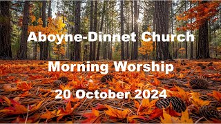 AboyneDinnet Church  Morning Service  20 October 2024 [upl. by Darell44]