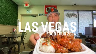 LAS VEGAS FOOD TOUR 2024  LEFTYJ’S  CHUBBY CATTLE  MATIKI ISLAND BBQ  GUN RANGE AND MORE [upl. by Drawde]