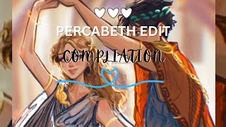 Percabeth Edits Compilation  Urfavbrunetteval  Part ONE [upl. by Wynne]