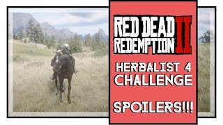 Red Dead Redemption 2 Herbalist 4 Challenge Guide SPOILERS [upl. by Eiliah]