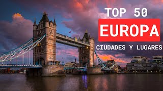 50 Mejores Lugares para Visitar en Europa 2025  4K [upl. by Goda]