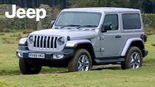 2019 Jeep Wrangler Sahara  Billet Silver  Road amp Trail Driving Interior Exterior UK Spec [upl. by Sirap59]