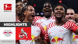 Openda Brace in 6 GoalsSpectacle  RB Leipzig  1 FC Köln 60  Highlights  MD 9 – 202324 [upl. by Avenej212]